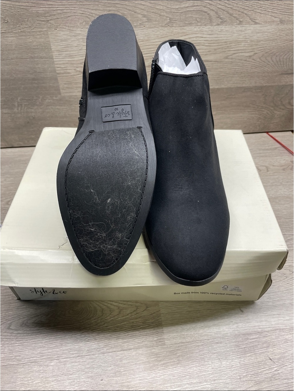 Style & Co. Black Women's Ankle Booties #146